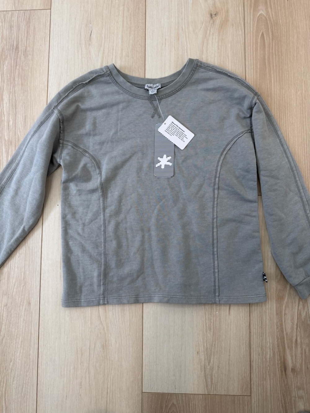 Splendid Kids Long-Sleeve Crewneck Shirt - Gray